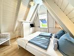 Schlafzimmer - Dat Onnens Hus - Nordisch mit Herz - Top-Hundeurlaub