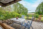 Terrasse - Kreativhaus am See direkt am See mit Terrasse und Strandkorb - Top-Hundeurlaub