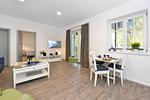 Wohnzimmer - Ferienwohnung Blaues Haus App. 3 in Ralswiek - Top-Hundeurlaub