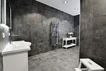Badezimmer - Ferienwohnung Blaues Haus App. 2 in Ralswiek - Top-Hundeurlaub