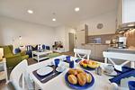 Wohnzimmer - Ferienwohnung Blaues Haus App. 1 in Ralswiek - Top-Hundeurlaub