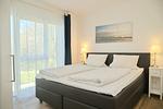 Schlafzimmer - Christian-Westphal-Str. 35, App. Mermaid inkl. WLAN und Sauna - Top-Hundeurlaub