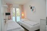 Schlafzimmer - Christian-Westphal-Str. 35, App. Mermaid inkl. WLAN und Sauna - Top-Hundeurlaub