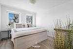 Schlafzimmer - Ferienwohnung Winningmay II Füsing - Top-Hundeurlaub