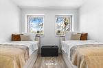 Schlafzimmer - Ferienwohnung Winningmay II Füsing - Top-Hundeurlaub