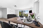 Wohnzimmer - Ferienwohnung Winningmay II Füsing - Top-Hundeurlaub