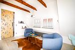 Wohnzimmer auf der 2. Etage - Villa Smuk - Top-Hundeurlaub