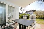 Terrasse mit Gartenmöbeln - Wohnung 12 - Top-Hundeurlaub