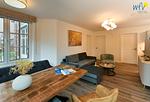 Wohnzimmer - Ferienwohnung Strandstuuv - Top-Hundeurlaub