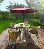 Terrasse - Ferienwohnung Strandstuuv - Top-Hundeurlaub