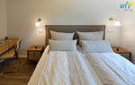 Schlafzimmer - Ferienwohnung Strandstuuv - Top-Hundeurlaub