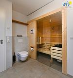 Badezimmer - Ferienwohnung Strandstuuv - Top-Hundeurlaub