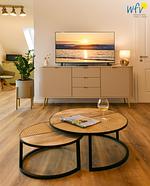 Wohnzimmer - Ferienwohnung Watt'n Kiek - Top-Hundeurlaub