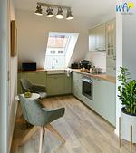 Küche / Küchenzeile - Ferienwohnung Watt'n Kiek - Top-Hundeurlaub