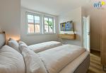 Schlafzimmer - Ferienwohnung Watt'n Kiek - Top-Hundeurlaub