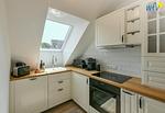 Küche / Küchenzeile - Ferienwohnung Watt'n Utkiek - Top-Hundeurlaub