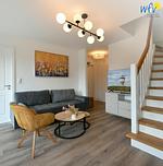 Wohnzimmer - Ferienwohnung Watt'n Utkiek - Top-Hundeurlaub