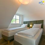 Schlafzimmer - Ferienwohnung Watt'n Utkiek - Top-Hundeurlaub