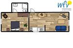 Grundriss - Ferienwohnung 3 - Top-Hundeurlaub