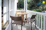 Balkon - Ferienwohnung Herzmuschel - Top-Hundeurlaub