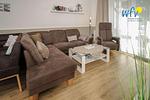 Wohnzimmer - Ferienwohnung Strandläufer - Top-Hundeurlaub