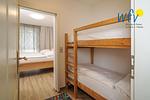 Schlafzimmer - Ferienwohnung Strandläufer - Top-Hundeurlaub