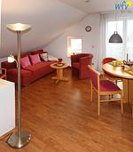 Wohnzimmer - Ferienwohnung 11 - Top-Hundeurlaub