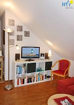 Wohnzimmer - Ferienwohnung 11 - Top-Hundeurlaub