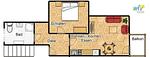 Grundriss - Ferienwohnung 11 - Top-Hundeurlaub