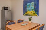 Küche / Küchenzeile - Ferienwohnung Waldhaus 4.2 mit Terrasse und Grill - Hunde sind willkommen - Top-Hundeurlaub