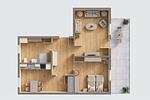 Grundriss - Ferienwohnung Waldhaus 2.2 - Top-Hundeurlaub