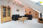 Wohnzimmer - Ferienwohnung 1 - Top-Hundeurlaub