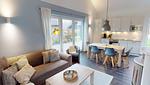 Wohnzimmer - Strandperle Haus 52 - Top-Hundeurlaub