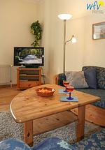 Wohnzimmer - Ferienwohnung 2 - Top-Hundeurlaub