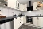 Küche / Küchenzeile - Hafen-Appartement Fritz - Top-Hundeurlaub