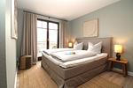Schlafzimmer - Hafen-Appartement Fritz - Top-Hundeurlaub