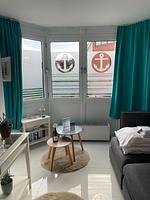 Wohnzimmer - Ferienwohnung Strandliebe Laboe - Top-Hundeurlaub