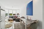 Wohnzimmer - Ferienwohnung Strandliebe Laboe - Top-Hundeurlaub