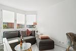 Wohnzimmer - Ferienwohnung Strandliebe Laboe - Top-Hundeurlaub