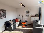 Wohnzimmer - Ferienwohnung Hummerhütte - Top-Hundeurlaub