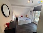 Schlafzimmer - Ferienwohnung Hummerhütte - Top-Hundeurlaub