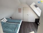 Schlafzimmer - Ferienwohnung Hummerhütte - Top-Hundeurlaub