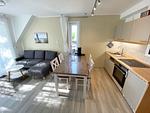 Küche / Küchenzeile - FeWo 16: Balkon - Top-Hundeurlaub