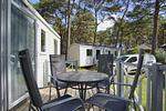 Küche / Küchenzeile - Haus822: strandnah, Terrasse - Top-Hundeurlaub