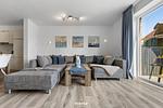 Wohnzimmer - Ferienwohnung Krabbenkutter Büsum - Top-Hundeurlaub