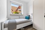 Schlafzimmer - Ferienwohnung Krabbenkutter Büsum - Top-Hundeurlaub