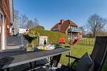 Gartenblick - Ferienwohnung Krabbenkutter Büsum - Top-Hundeurlaub