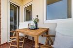 Balkon - Ferienwohnung Auster Büsum - Top-Hundeurlaub