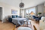 Wohnzimmer - Ferienwohnung Auster Büsum - Top-Hundeurlaub