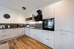 Küche / Küchenzeile - Ferienwohnung Stranddüne Rosenhagen bei Travemünde - Top-Hundeurlaub